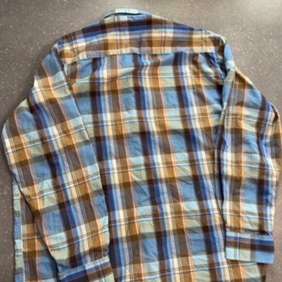 Alan Flusser Plaid Long Sleeve Shirt - Size XXL - Picture 4 of 10